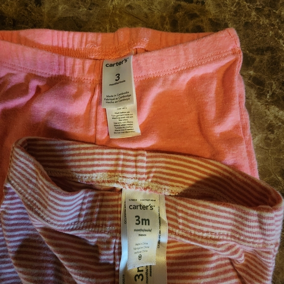 Carter's  Baby Girl 4Piece RANDOM Onesie & Pants For 3 Months - Picture 6 of 8